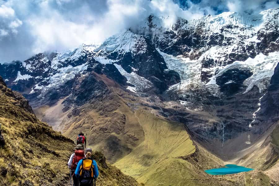 1 day excursion to the Humantay Lake from Cusco. - Reaching the turquoise water of Humantay Lake