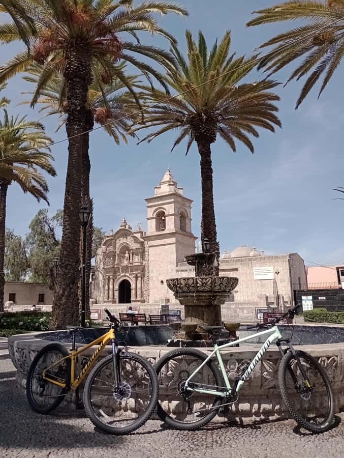 AREQUIPA BIKING CITY TOUR - Yanahuara Scenic Overlook and the secret stop