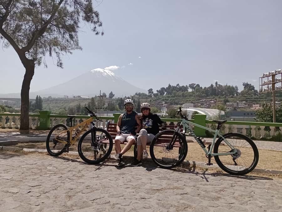 AREQUIPA BIKING CITY TOUR - From the Plaza de Armas toward Chilina Valley
