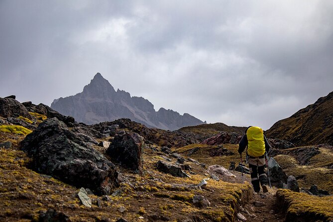 Ausangate and Rainbow Mountain Trek – 3 Days / 2 Nights - Day 2: Puca Pass, glacial lagoons, and Warmisaya Pass