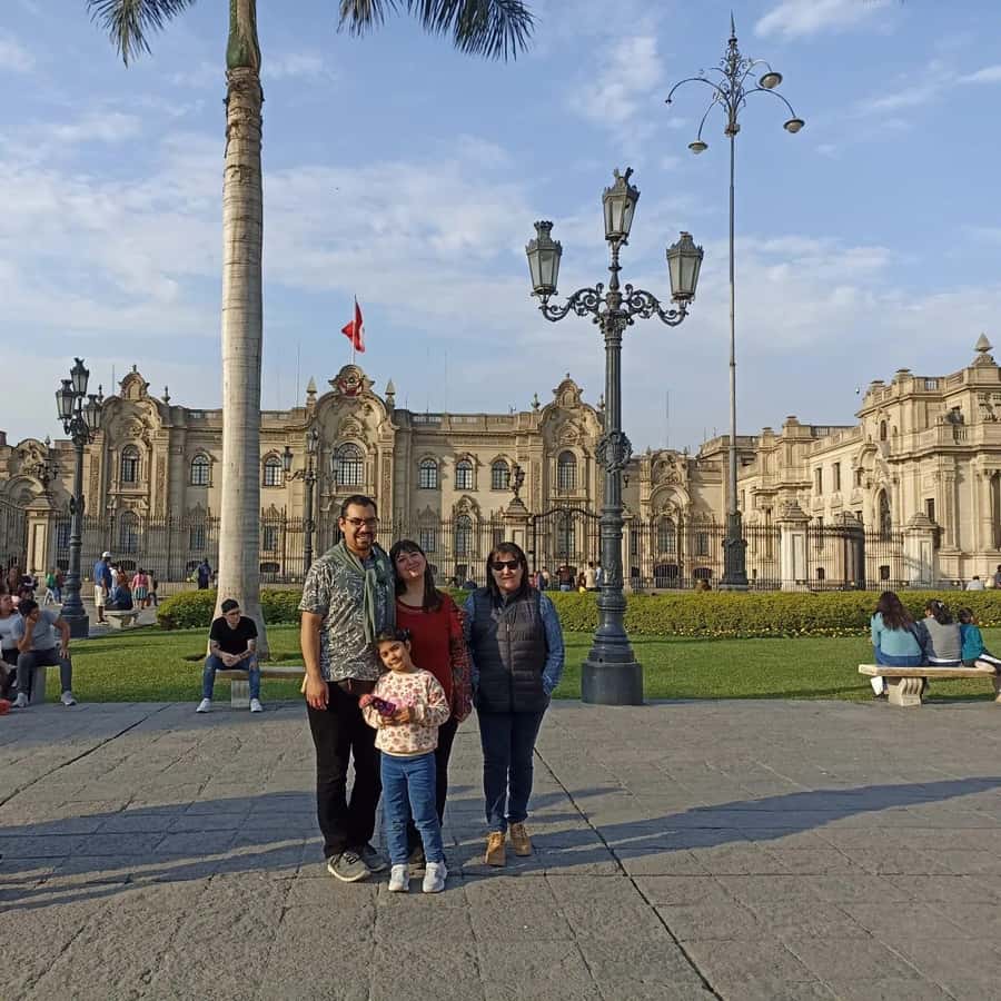 City tour and the best highlights in lima - Huaca Pucllana beside modern Miraflores