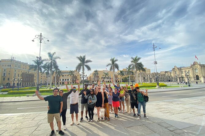 City Tour Panoramic Bus Departure from Larcomar - Lima Cathedral and the city beneath the city