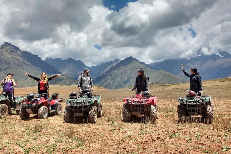 Cusco: Aventura Cuatrimoto en Moray y Salineras medio dia - Starting at Cruzpata with the first quad ride