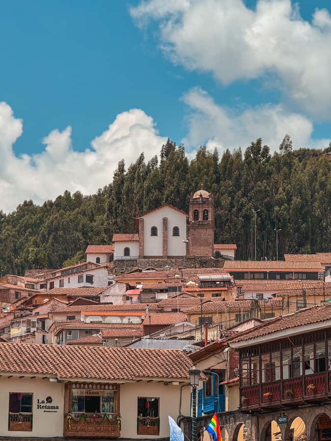 Cusco: Open Bus Tour of the City’s Wonder’s - The Plaza de Armas from a moving viewpoint