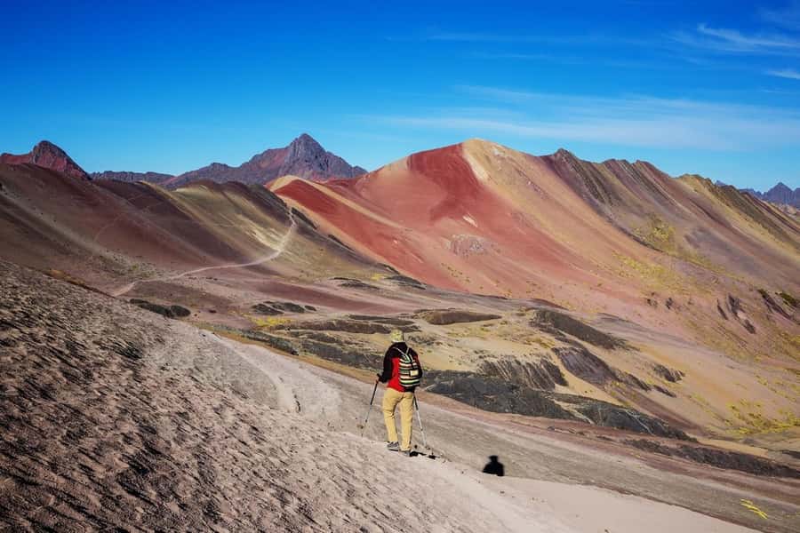 Cusco : Palcoyo - Rainbow Mountain Hidden Sister - The Stone Forest and colorful mountain formations