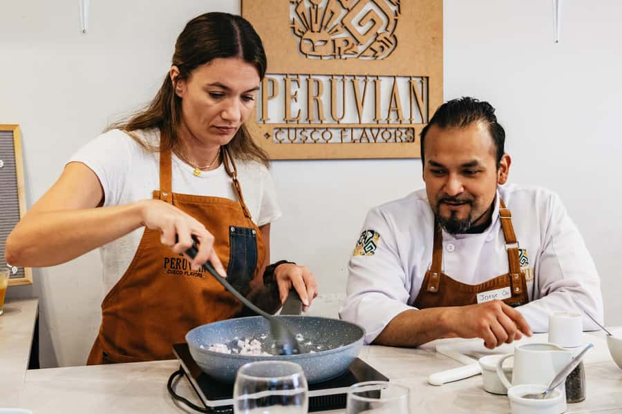 Cusco: Peruvian Cooking Class, Cocktails & Local Market Tour - Causa limeña is the class’s creative centerpiece