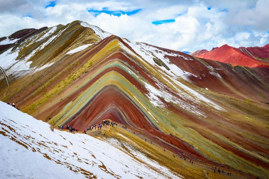 Cusco: Rainbow Mountain & Red Valley Tour with Picnic meals - Breakfast with the high Andes in view