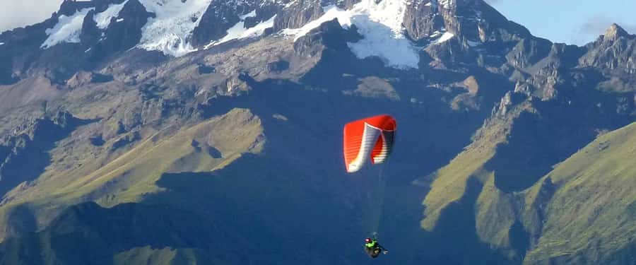 Cusco: Tandem Paragliding in The Sacred Valley of The Incas - Safety briefing, harness, and takeoff