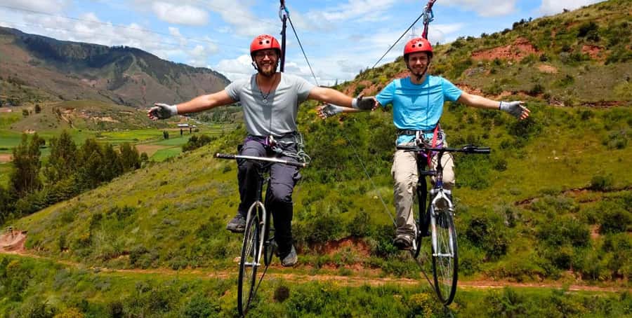 Cusco: Via Ferrata, Skybike, and Rappel Adventure - Three mountain challenges in one Cachimayo circuit