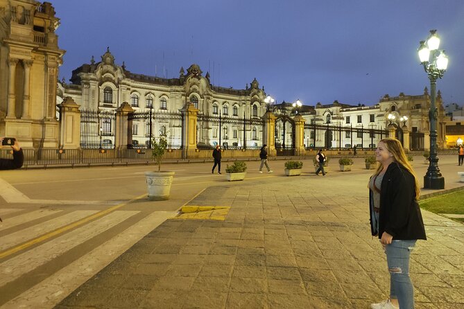 Explore the Catacombs, Lima Main Square & Magic Water Show - Walking through Lima’s historic center