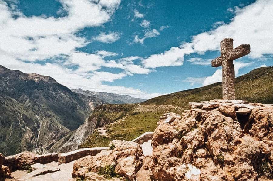 From Arequipa: Colca Canyon and Condor Watching Day Trip - Maca village, church, and camelids