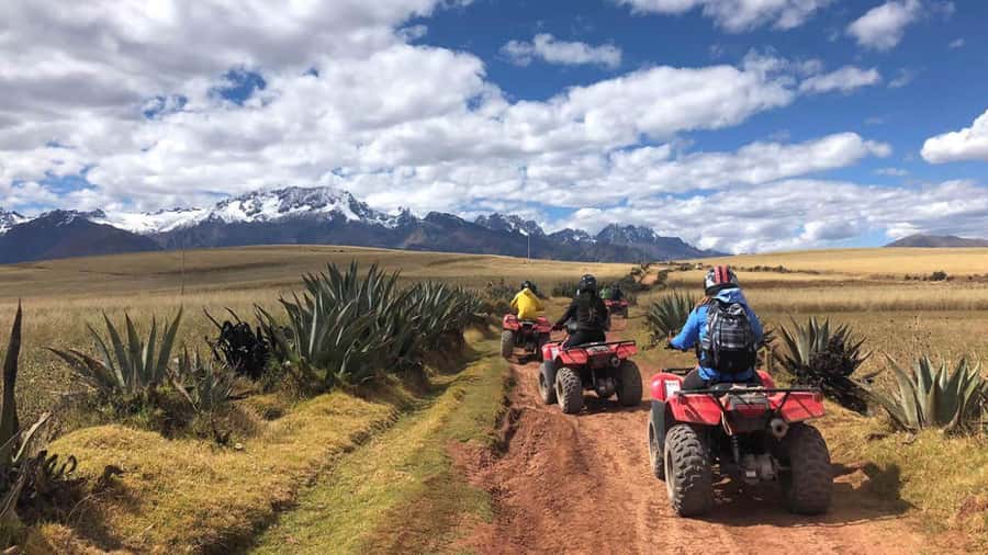 from Cusco: Atv Tour Maras, Moray, and Salt Mines - Getting comfortable on the ATV