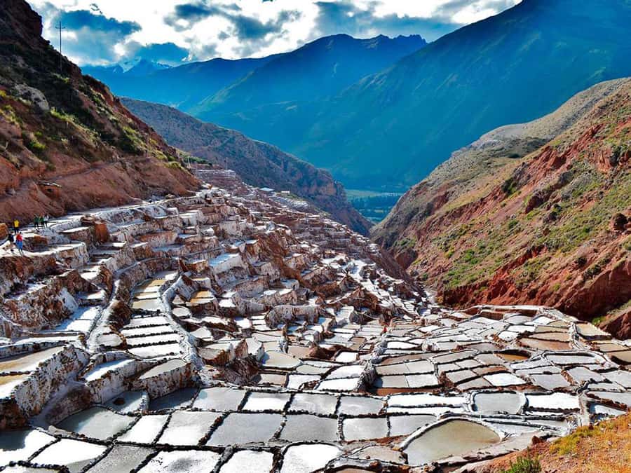 From Cusco: Chinchero Weavers, Moray, Maras Salt Mines Tour - Moray: an Inca farm laboratory in the hills