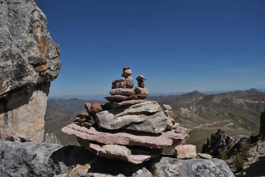 From Cusco: Full day Palcoyo Rainbow Mountain Tour - Reaching the first Palcoyo viewpoint