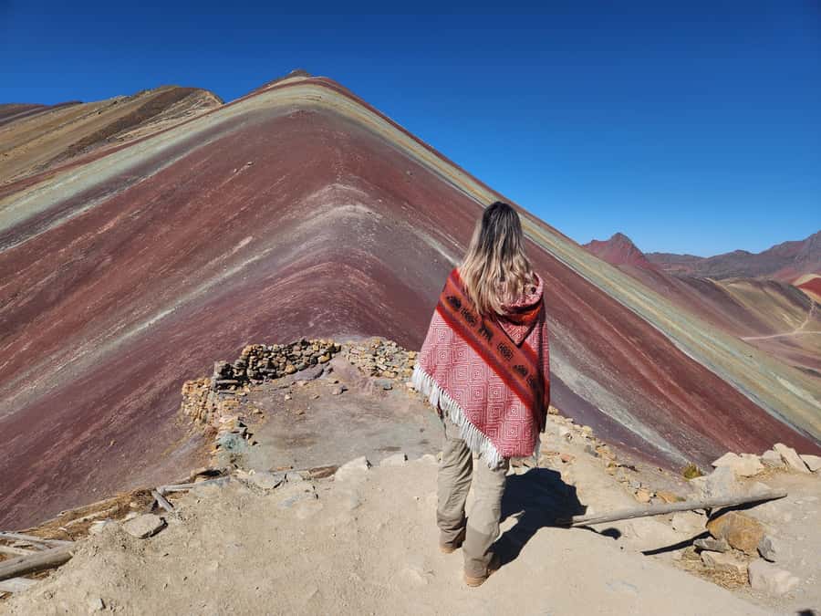 From Cusco: Full Day tour to Rainbow mountain and Red Valley - The hike to the Rainbow Mountain viewpoint