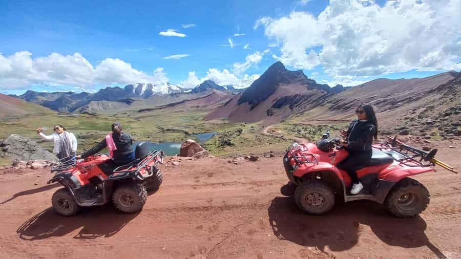 From Cusco: Mountain of colors and red valley on ATVs - Breakfast in Cusipata before the rougher road