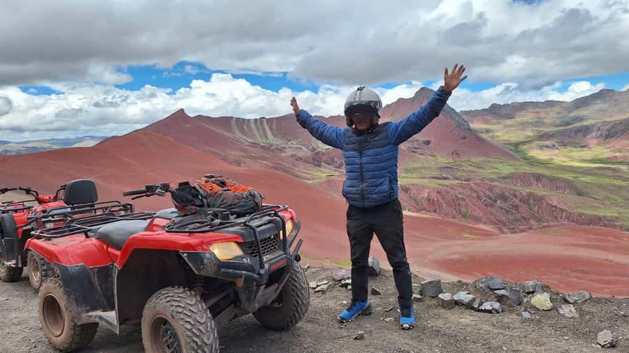 From Cusco: Mountain of colors and red valley on ATVs - The 3:30 a.m. departure from Cusco