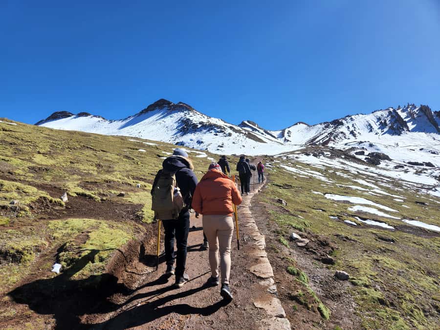 From Cusco: Palcoyo Rainbow Mountain Guided Tour - Checacupe’s three bridges