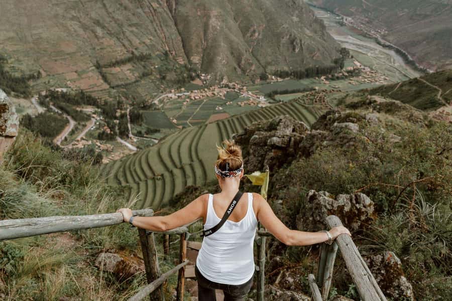 From Cusco: Private Pisac Ruins and Alpaca Farm Day Trip - Walking into the Pisac archaeological site