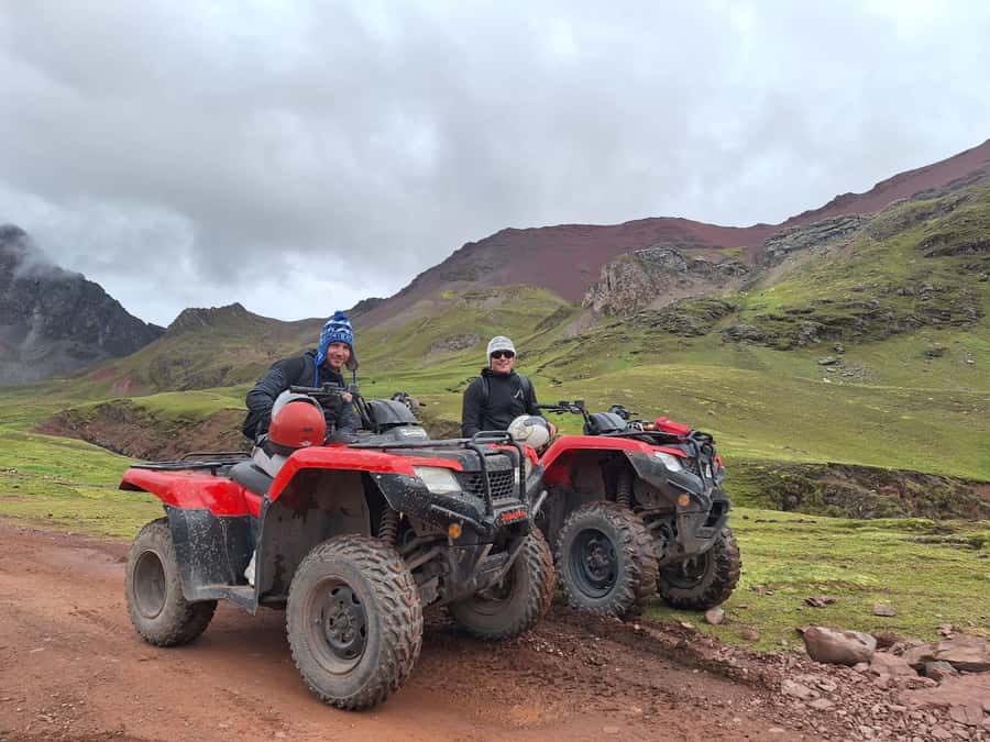 From cusco: Rainbow Mountain ATV Tour with meals - Safety briefing and the first ATV ride