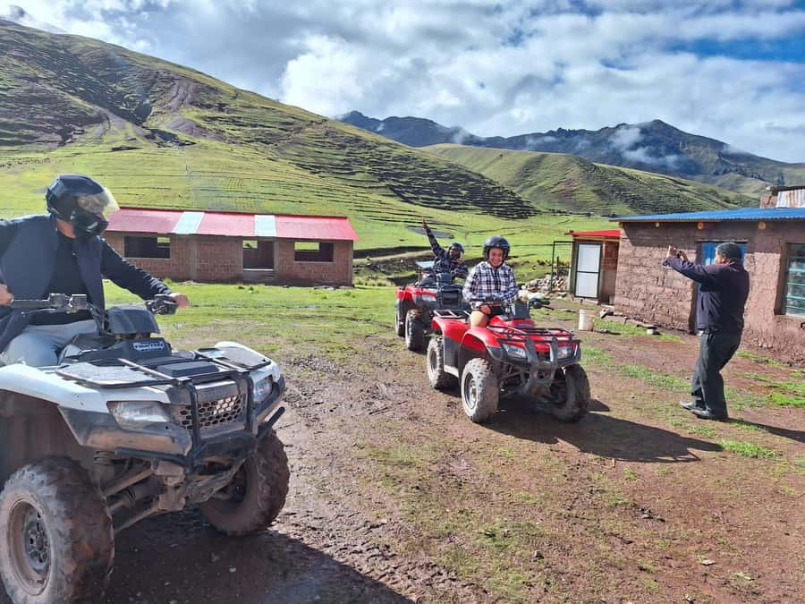 From cusco: Rainbow Mountain ATV Tour with meals - The ride back and a welcome lunch