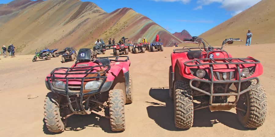 From Cusco: Rainbow Mountain in ATV Quad Bikes + meals - Lunch after the mountain visit