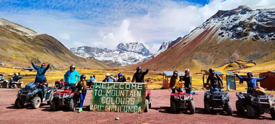 From Cusco: Rainbow Mountain in ATV Quad Bikes + meals - What the $77 price really covers