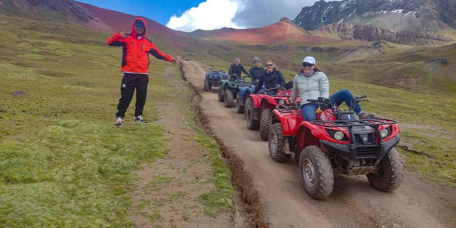 From Cusco: Rainbow Mountain on ATVs - Breakfast in Cusipata before the mountain road