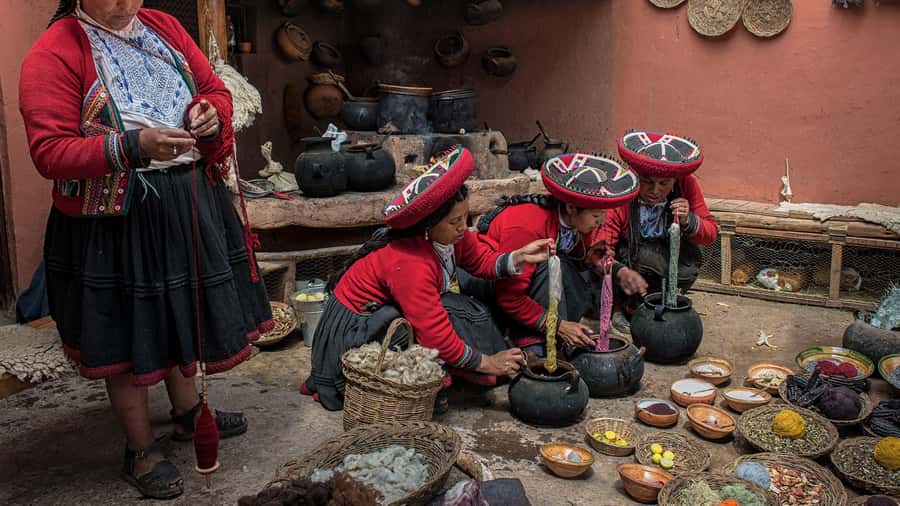 From Cusco: Sacred Valley & Maras Salt Mines with Lunch - Pisac’s ruins and its market