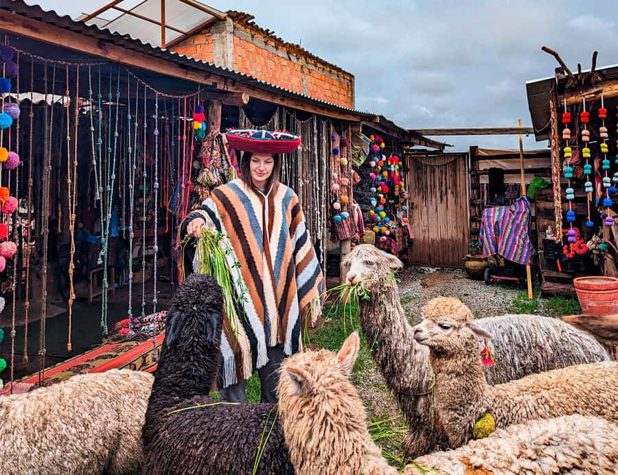 From Cusco: Sacred Valley & Moray, Salt Mines with Lunch - Chinchero: textiles before ruins