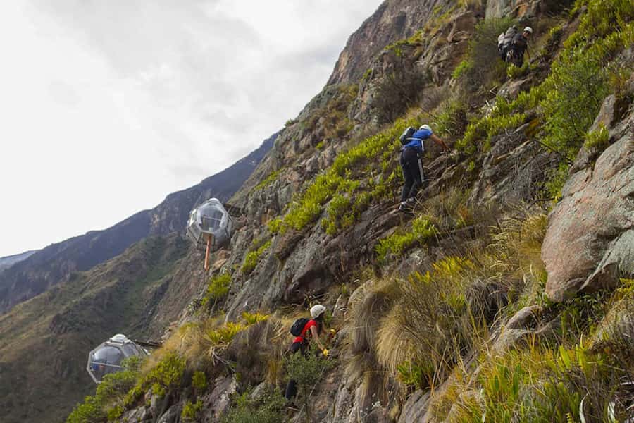 From Cusco: Via Ferrata and Sky Lodge Zipline - The Road Out of Cusco Takes About an Hour