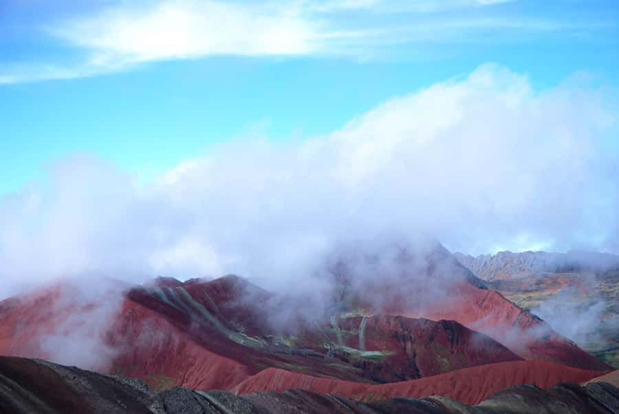 From Cusco: Vinicunca Mountain of Colors Excursion + Ticket - The descent and the ride back to Cusco