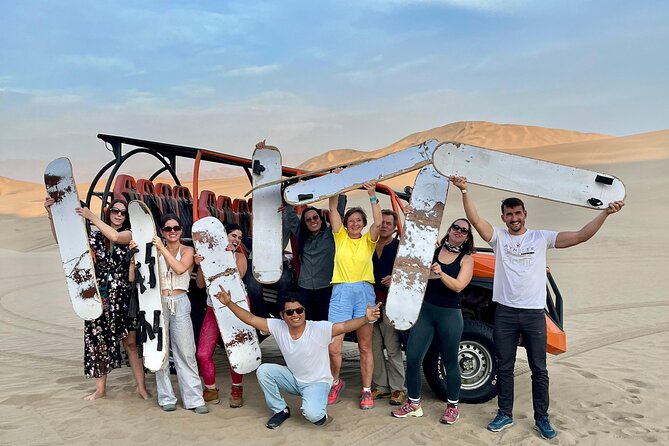 From Huacachina: Sunset buggy and sandboarding - The buggy ride is closer to a roller coaster than a drive