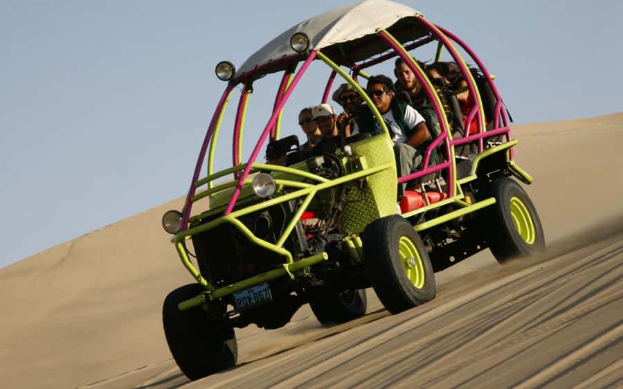 From Lima: Huacachina Oasis Tour, Winery & Desert Sunset - Two hours across the Ica dunes