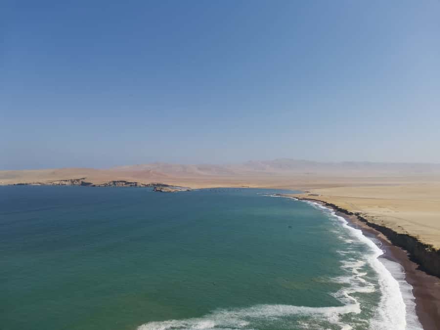 From Paracas: Ballestas Island Cruise & Paracas Reserve Tour - The Cathedral, a vanished rock formation