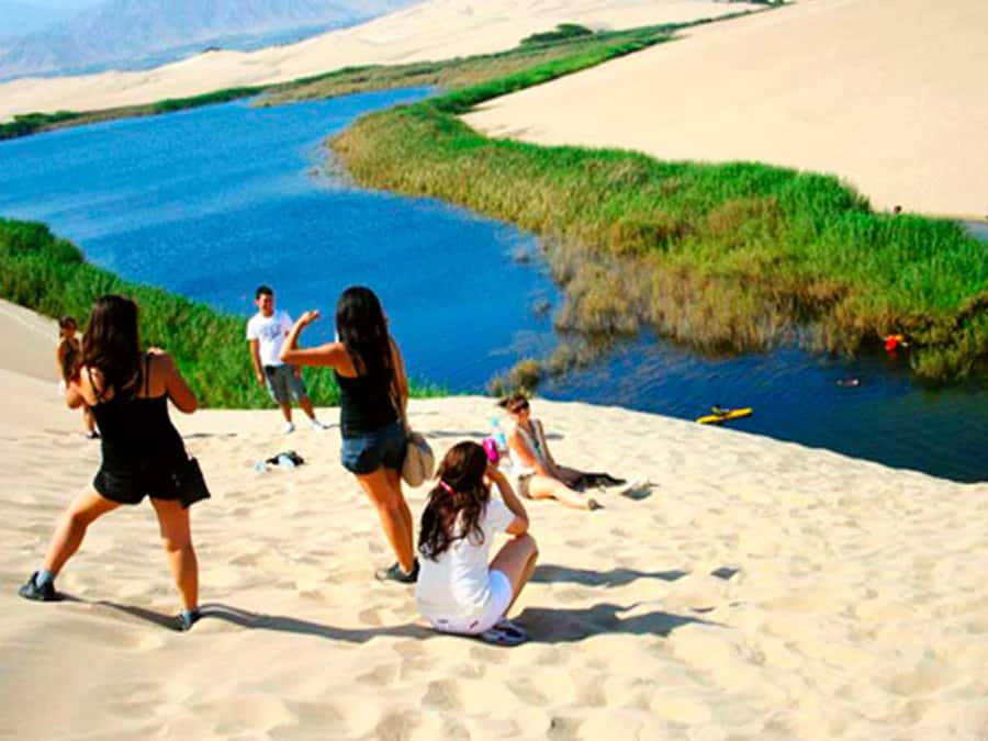 From Paracas: Mini Buggy Tour & Sandboarding at Oasis - Crossing the California desert from Paracas