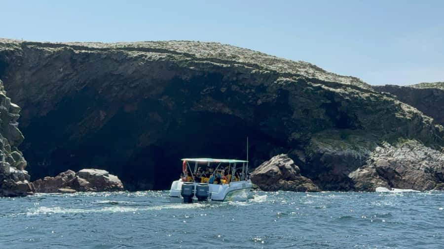 From San Martin Port: Ballestas Islands Tour in Paracas - The Candelabro appears before the wildlife