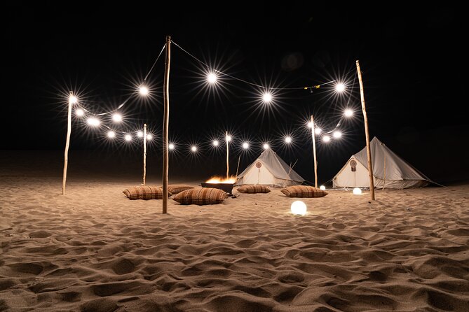 Glamping in Huacachina Desert - Sandboarding and sand tubing on the big dunes