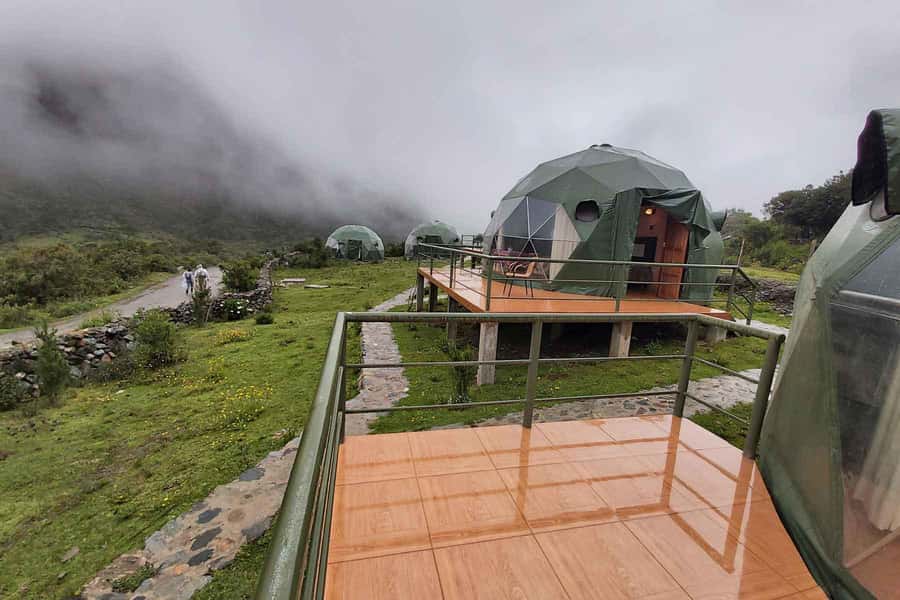 "Glamping Sky Lodge Domes" 2-Day Humantay Lake & Salkantay - Challacancha to Soraypampa at 3,800 meters