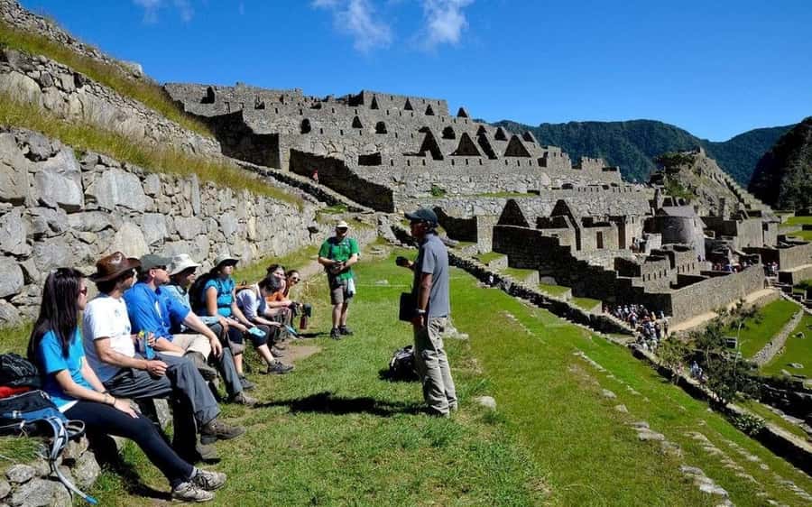 Guide in Machu Picchu - Circuit 2 begins with the Guardian’s House view