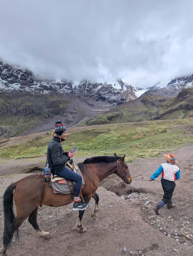 Horseback Riding at 7 lakes Ausangate Private |Optional Hike - Leaving Cusco between 4:00 and 6:00 a.m.