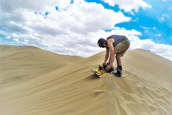 Huacachina Sandboard - Making several runs on the big slopes