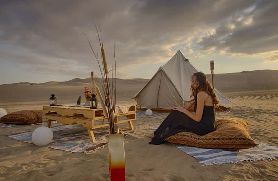 Ica | Huacachina: Desert Glamping | Night Under the Stars - Sleeping in the dunes