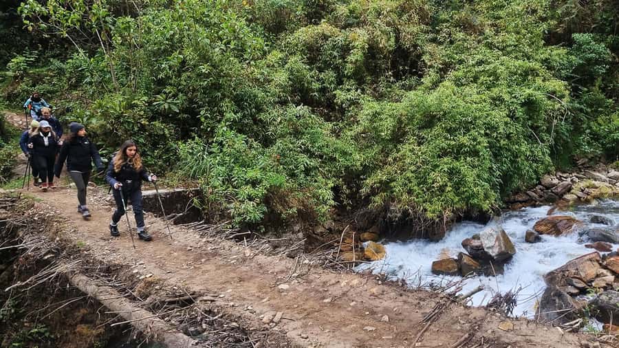 Inka Jungle trek to Machu Picchu 3 D/ 2 N - The three-hour railway walk to Aguas Calientes