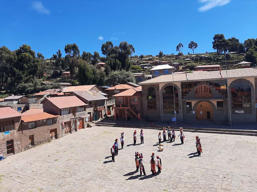 LAKE TITICACA 2-DAY EXCURSION: UROS AMANTANI AND TAQUILE + 3 MEALS - Taquile’s terraces and the second-day walk