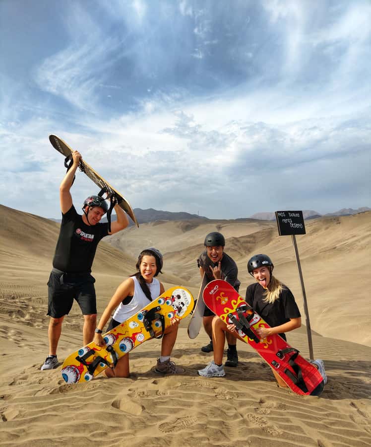 LIMA: HALF-DAY SANDBOARDING TOUR - Key points at a glance
