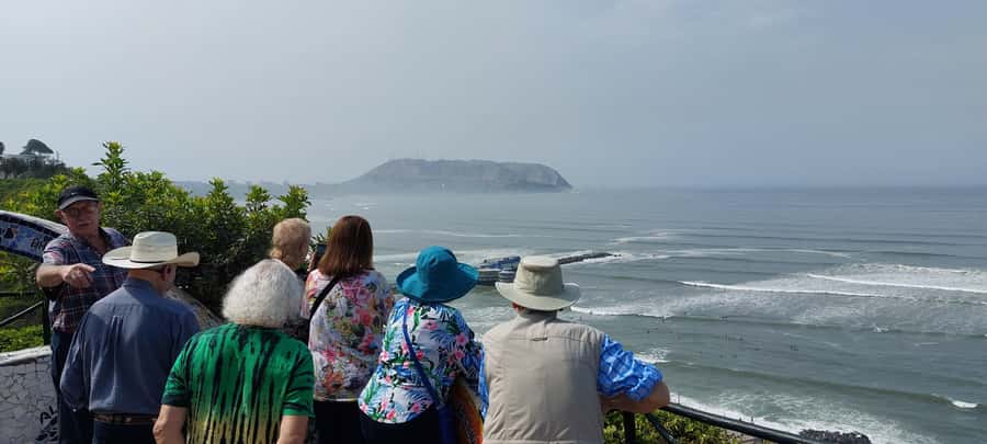 Lima: Shore excursion from the Port of Callao for Cruises - Miraflores and the view from Plaza del Amor
