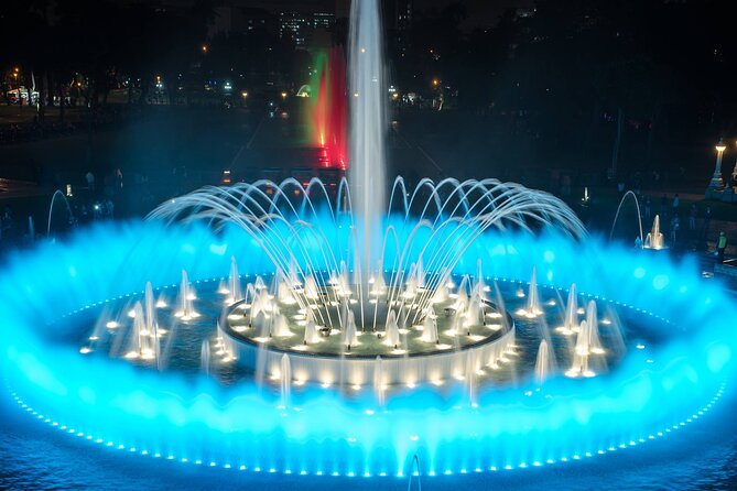 Magic Fountains Park & Bohemian Barranco at Night (Small Group) - The Magic Water Circuit: fountains built for spectacle