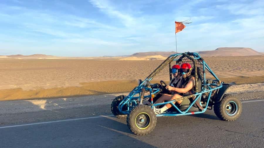 Mini Buggy GO KART in Paracas National Reserve - Red Beach and its unusual color