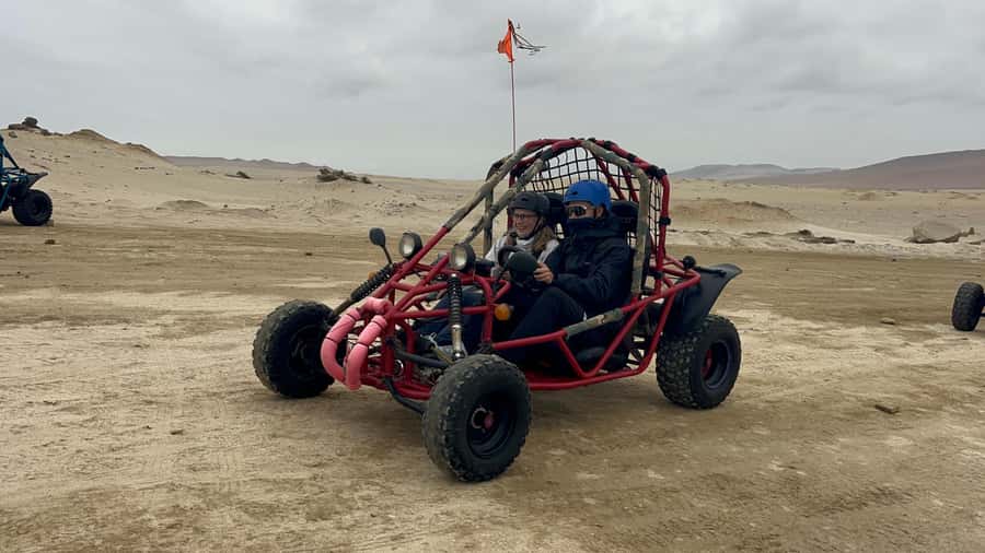 Mini Buggy GO KART in Paracas National Reserve - Yumaque Beach and the first photo stop